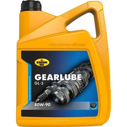 Kroon Oil Gearlube GL5 80W90 5 liter, Auto diversen, Onderhoudsmiddelen, Ophalen of Verzenden