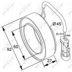 Spoel, magneetkoppeling compressor OPEL CORSA C (1.4,1.8), Auto-onderdelen, Nieuw, Ophalen of Verzenden