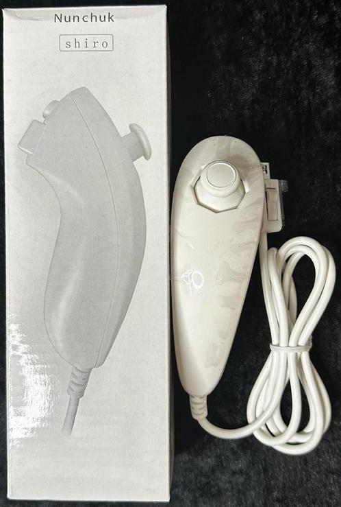 Wii Nunchuk Controller Wit Nieuw, Spelcomputers en Games, Spelcomputers | Nintendo Consoles | Accessoires, Verzenden