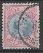 Postzegel Ned.1893 Wilhelmina Hangend h NR.47 gebruikt (620), Postzegels en Munten, Postzegels | Nederland, Verzenden, T/m 1940