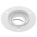 LED trimless stucframe spot armatuur rond WIT kantelbaar, Ophalen of Verzenden, Nieuw