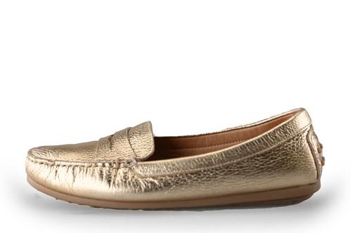 Loafers in maat 37½ Goud | 10% extra korting, Kleding | Dames, Schoenen, Overige kleuren, Gedragen, Overige typen, Verzenden