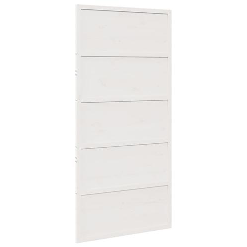 Schuifdeur Grenen 100x208 Wit - Retourdeal - 35% Korting!, Doe-het-zelf en Verbouw, Deuren en Horren, Schuifdeur, Nieuw, Hout