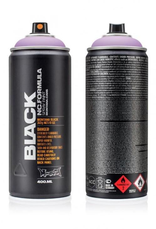 Montana Black BLK4000 Ms Jackson 400 ml, Doe-het-zelf en Verbouw, Verf, Beits en Lak, Nieuw, Ophalen of Verzenden