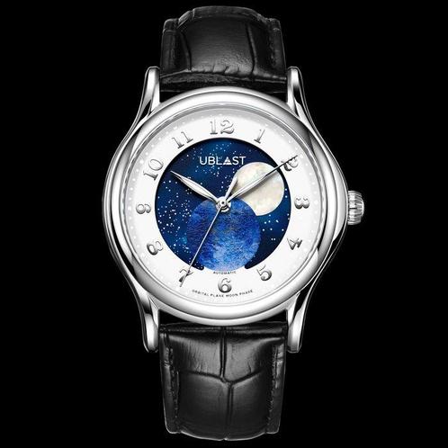 Ublast - Orbital Plane - Automatic Moon Phase - Zonder, Sieraden, Tassen en Uiterlijk, Horloges | Heren
