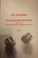 EMPIRISCHE DISCUSSIE, DE 9789060094556 Evert-Willem Hofstee, Boeken, Verzenden, Gelezen, Evert-Willem Hofstee