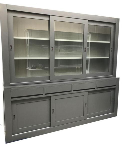 Buffetkast antraciet - grijs Enschede 240cm, Huis en Inrichting, Kasten | Buffetkasten, Ophalen of Verzenden