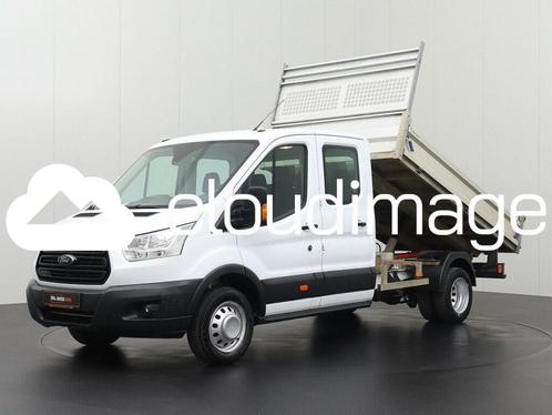 Ford Transit Kipper L5 H1 2019 Diesel Handgeschakeld, Auto's, Ford, Dealer onderhouden, Lease, Zwart, Handgeschakeld, Financial lease