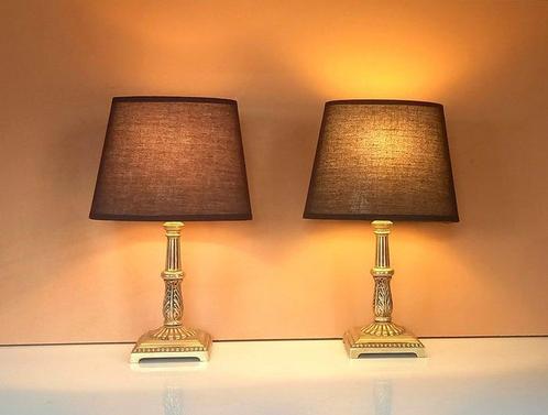 Lamp (2) - Stijl Louis XV - Chic - Verguld brons - Fijn, Antiek en Kunst, Curiosa en Brocante