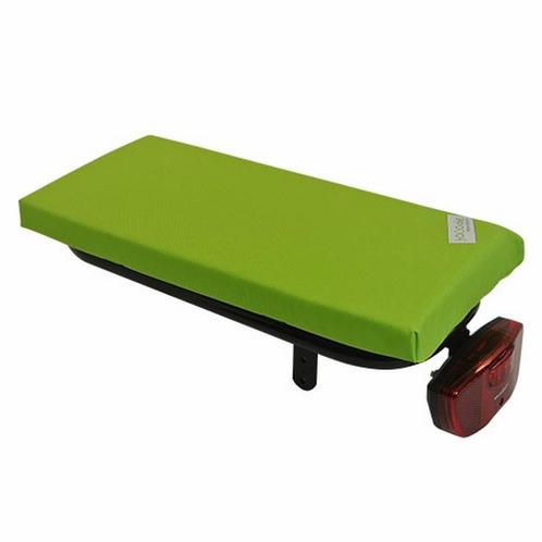 Hooodie Bagagedragerkussen Cushie Lime Solid, Fietsen en Brommers, Fietsaccessoires | Fietsstoeltjes, Nieuw, Verzenden