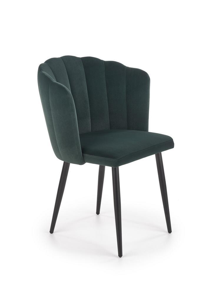 Schelpstoel Groen 60x84x58cm | Tweedekansje | Luxe interieur, Huis en Inrichting, Stoelen, Overige kleuren, Nieuw, Ophalen of Verzenden