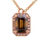 Zonder minimumprijs - Ketting met hanger - 14 karaat