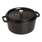 Staub Gietijzeren Braadpan Zwart - 28 cm, Huis en Inrichting, Keuken | Potten en Pannen, Verzenden, Nieuw