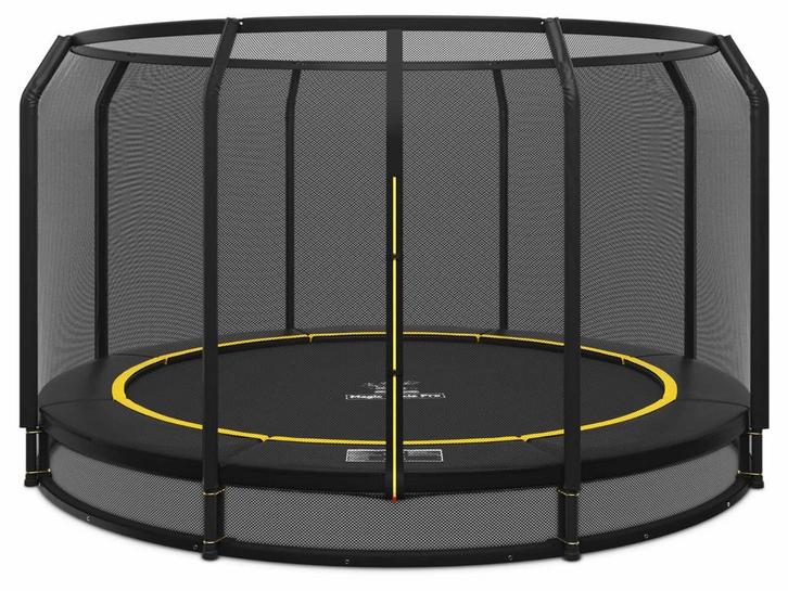 Ingraaf Trampoline Magic Circle Pro Black 427 cm met, Kinderen en Baby's, Speelgoed | Buiten | Trampolines, Nieuw, Ophalen of Verzenden