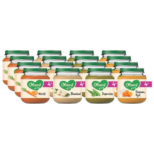 Olvarit 4+M Groente Variatiemenu, Kinderen en Baby's, Babyvoeding en Toebehoren, Nieuw, Verzenden