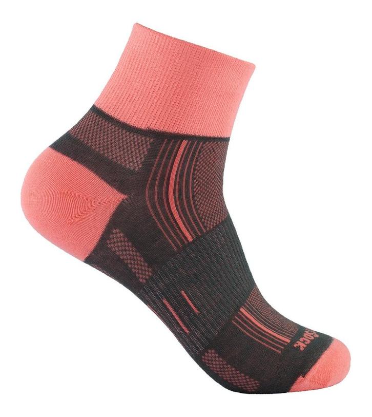Wrightsock Stride Quarter  Blush - 37-41, Sport en Fitness, Bergsport en Wandelen, Kleding, Nieuw, Verzenden