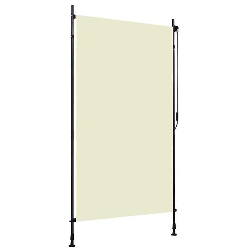 Terras Rolgordijn Creme 120x270 | Tweedekansje | Super Deal!, Tuin en Terras, Zonneschermen, Minder dan 250 cm, Nieuw, Screen