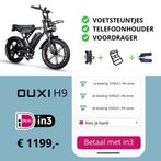 achtervering OUXI H9 Elektrische Fatbike – 250W – 15Ah –, Fietsen en Brommers, Nieuw, Overige merken, Ophalen of Verzenden, 50 km per accu of meer