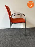 Kusch & Co Ona Plaza - Vergaderstoel Oranje Gestoffeerd - Vi, Vergader- of Presentatieruimte, Ophalen of Verzenden, Gebruikt, Stoel