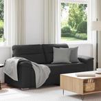 vidaXL Tweezitsbank 140 cm kunstleer zwart, Huis en Inrichting, Verzenden, Nieuw, Tweepersoons, Leer