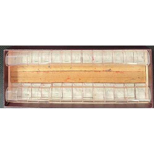 Rail-letterstempels op kunststof montuur, Boeken, Schoolboeken, Nieuw, Verzenden