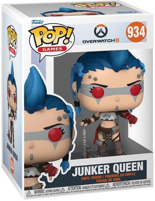 Funko Pop! - Overwatch 2 Junker Queen #934 | Funko - Hobby, Verzamelen, Poppetjes en Figuurtjes, Nieuw, Verzenden