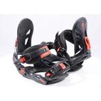 S M snowboard bindingen NITRO FREESTYLE CUSTOM, black/red, Sport en Fitness, Snowboarden, Verzenden, Gebruikt, Bindingen