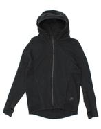 NIKE Mens Zip Hoodie Sweater XS Black Cotton, Verzenden, Nieuw