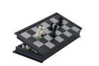 Reis schaakbord magnetisch opklapbaar 24 x 24 cm