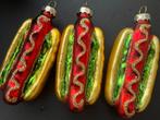 Hot Dogs als kersstornament. Glas. - Kerstballen maker niet, Nieuw