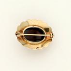 Broche - 14 karaat Geel goud - Granaat