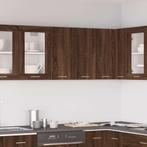 vidaXL Wandkast hangend Lyon 60x31x60 cm bewerkt hout bruin, Huis en Inrichting, Keuken | Keukenelementen, Verzenden, Nieuw, Bruin
