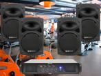 Citronic Fitness 2 speaker set met versterker, Audio, Tv en Foto, Versterkers en Receivers, Nieuw, Overige merken, Verzenden
