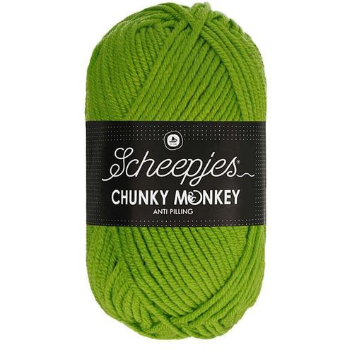 Scheepjes Chunky Monkey - 2016 fern - Acryl Garen, Hobby en Vrije tijd, Breien en Haken, Ophalen of Verzenden