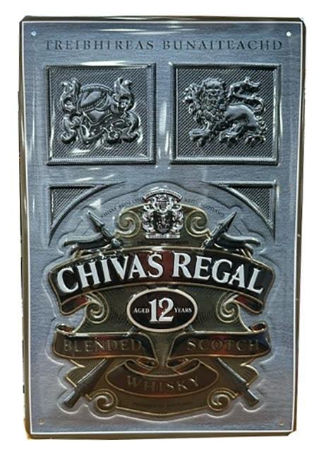 Chivas Regal reclamebord, Verzamelen, Merken en Reclamevoorwerpen, Nieuw, Ophalen of Verzenden