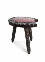 Kruk - Eik - Antiek Taburete spanje