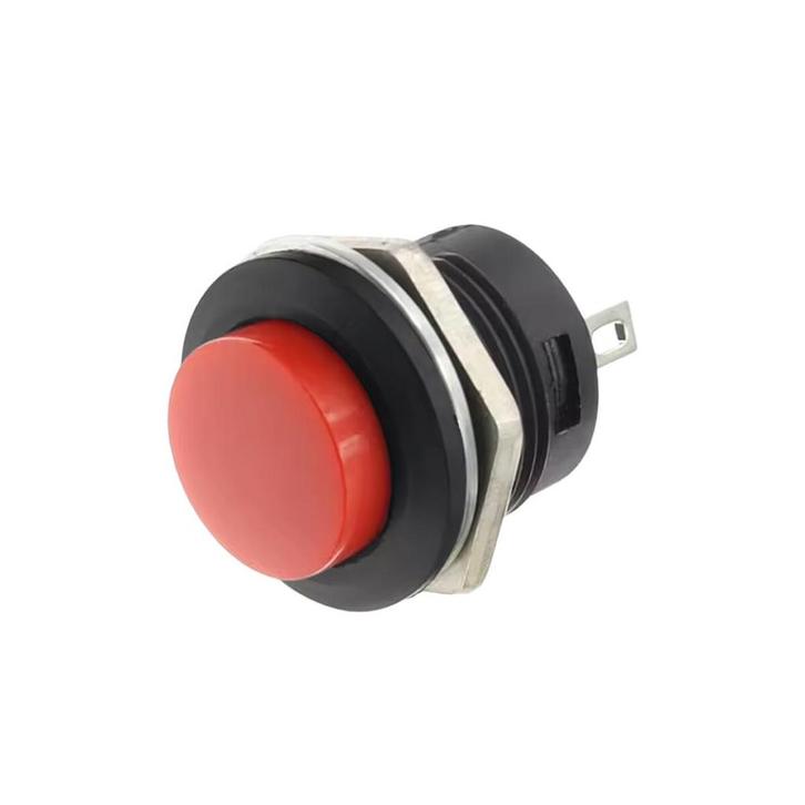 Pulsschakelaar OFF-(ON) 16mm - 250VV/3A - NO (Normally, Doe-het-zelf en Verbouw, Elektra en Kabels, Nieuw, Verzenden