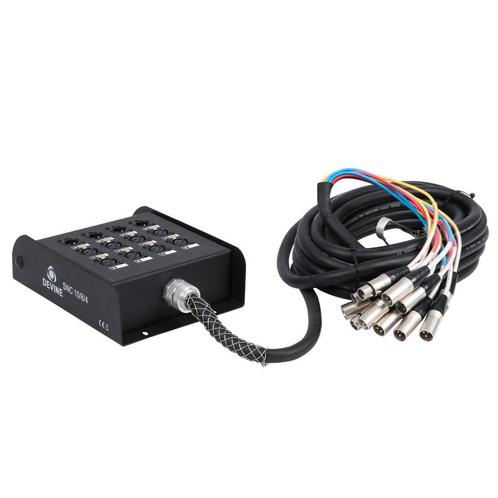 Devine SNC-10-8-4 Stagesnake XLR multikabel 8-weg 10 meter, Audio, Tv en Foto, Audiokabels en Televisiekabels, Verzenden
