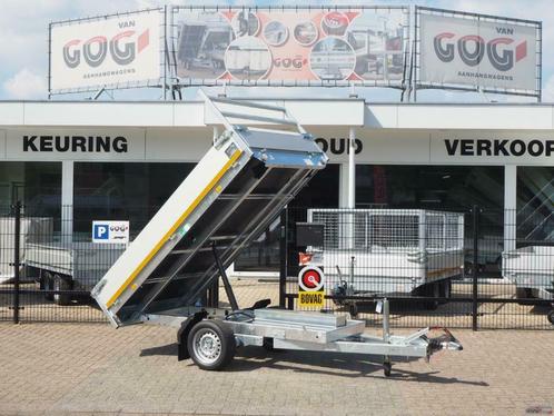 Eduard achterwaartse kipper 256x150 1500kg electrisch, Auto diversen, Aanhangers en Bagagewagens, Nieuw, Ophalen of Verzenden