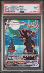Umbreon VMAX (EVS 215) PSA 9, Hobby en Vrije tijd, Verzamelkaartspellen | Pokémon, Ophalen of Verzenden, Nieuw