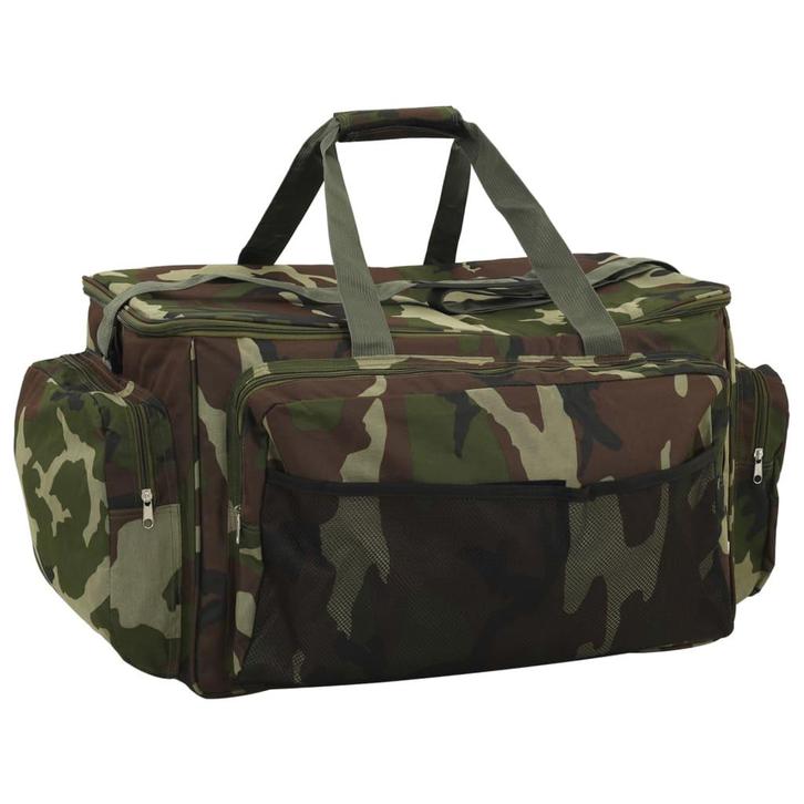 vidaXL Vistas waterdicht camouflage oxford stof groen, Watersport en Boten, Hengelsport | Algemeen, Nieuw, Verzenden