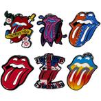 The Rolling Stones Tongue Evolution 1 - Pin set off. merch., Ophalen of Verzenden, Nieuw, Kleding