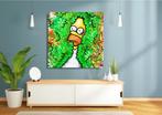 Javi Cuadrado (1986) - 2 paintings Homer Sympsons and