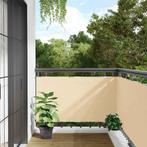 vidaXL Balkonscherm 600x75 cm PVC crèmekleurig, Tuin en Terras, Verzenden, Nieuw, Kunststof, Minder dan 1 meter
