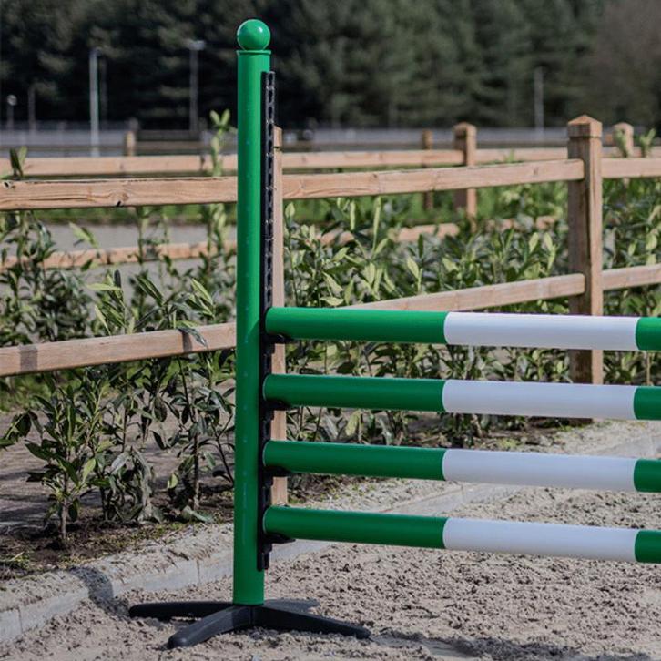 Springstaander Met Sleutelgatprofiel - Oranje, Dieren en Toebehoren, Paarden en Pony's | Overige Paardenspullen, Springen, Nieuw