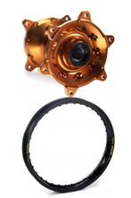 Excel achterwiel compleet zwarte velg + Haan Wheels magnesiu, Motoren, Verzenden, Nieuw