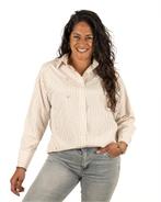 Beige/wit gestreepte blouse met hartjes van Love Look, Kleding | Dames, Blouses en Tunieken, Nieuw, Verzenden