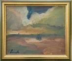 Constant Permeke (1886-1952) - Zeilschepen bij zonsondergang, Antiek en Kunst, Kunst | Schilderijen | Klassiek