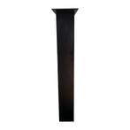Gratis Verzending - Set zwarte U tafelpoten 72 cm (koker 10, Overige vormen, Nieuw, Modern, Ophalen of Verzenden