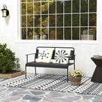 TRUUSK 2-zits Tuinbank met Lamellen-Design - Waterafstotend, Tuin en Terras, Verzenden, Nieuw